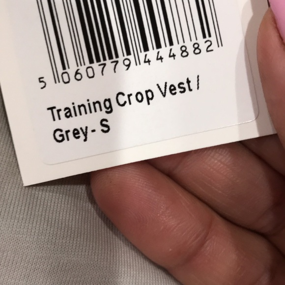 AYBL Training Crop Vest Grey-S - Picture 6 of 10